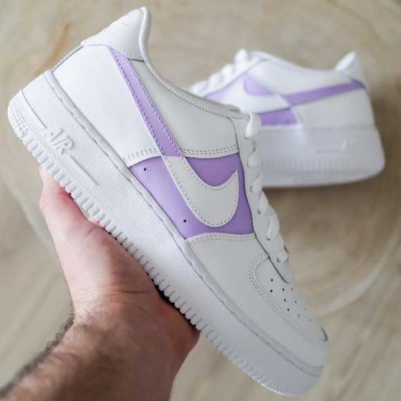 custom air force 1 purple